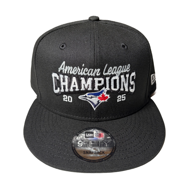 New Era Toronto Blue Jays American League Champions 9Fifty Snapback Hat Black