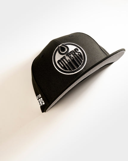 EDMONTON OILERS JET BLACK 59FIFTY FITTED HAT