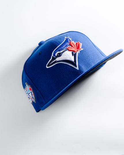 TORONTO BLUE JAYS AUTHENTIC COLLECTION 50TH ANNIVERSARY ROYAL 59FIFTY FITTED HAT