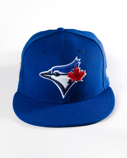 TORONTO BLUE JAYS AUTHENTIC COLLECTION 50TH ANNIVERSARY ROYAL 59FIFTY FITTED HAT