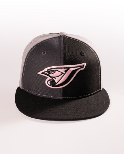 TORONTO BLUE JAYS GREY FOG BLEACHED CORAL 59FIFTY FITTED HAT