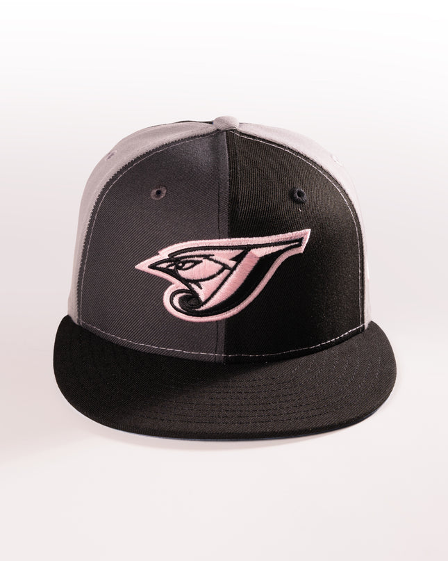 TORONTO BLUE JAYS GREY FOG BLEACHED CORAL 59FIFTY FITTED HAT