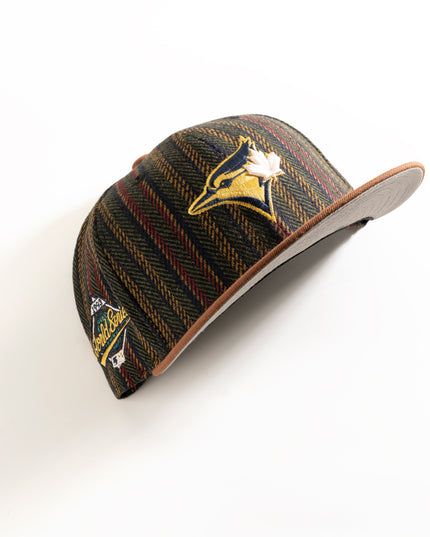 TORONTO BLUE JAYS VINTAGE HERRINGBONE 59FIFTY FITTED HAT