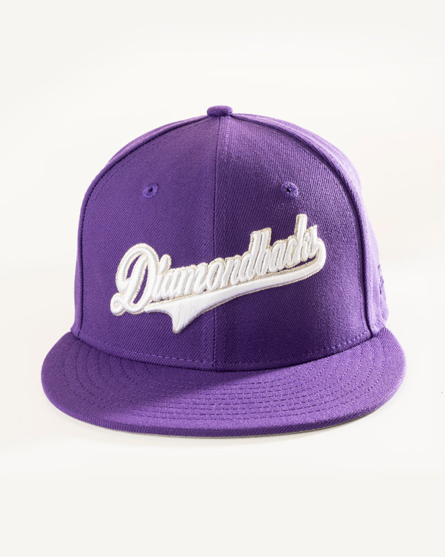 ARIZONA DIAMONDBACKS DEEP PURPLE 59FIFTY FITTED HAT