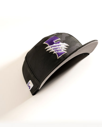 FRESNO GRIZZLIES BLACK CAMO 59FIFTY FITTED HAT