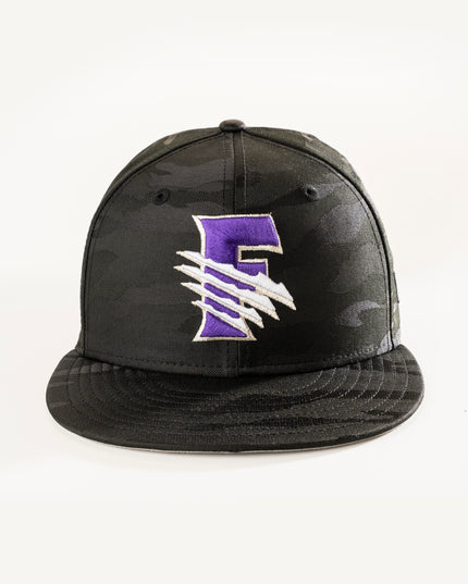 FRESNO GRIZZLIES BLACK CAMO 59FIFTY FITTED HAT