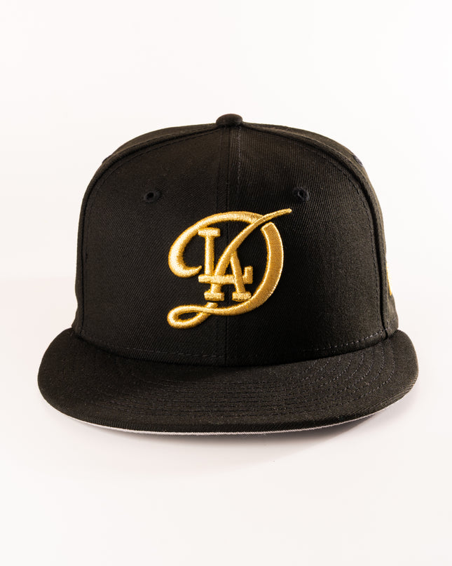 LOS ANGELES DODGERS MIDNIGHT GOLD 59FIFTY FITTED HAT