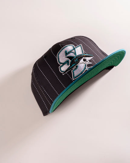 SAN JOSE SHARKS  PINSTRIPE 59FIFTY FITTED HAT