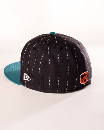 SAN JOSE SHARKS  PINSTRIPE 59FIFTY FITTED HAT