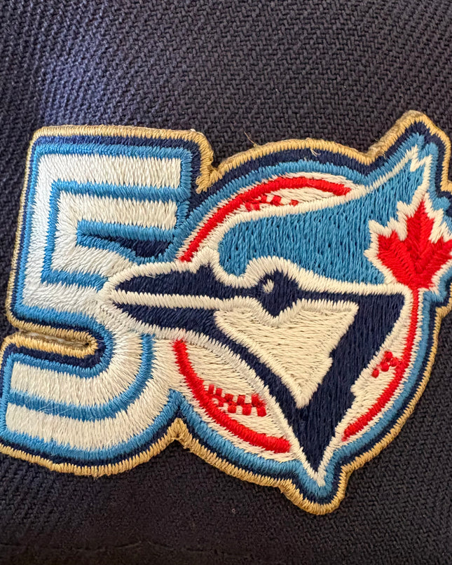 TORONTO BLUE JAYS AUTHENTIC COLLECTION 50TH ANNIVERSARY ALT 4 59FIFTY FITTED HAT