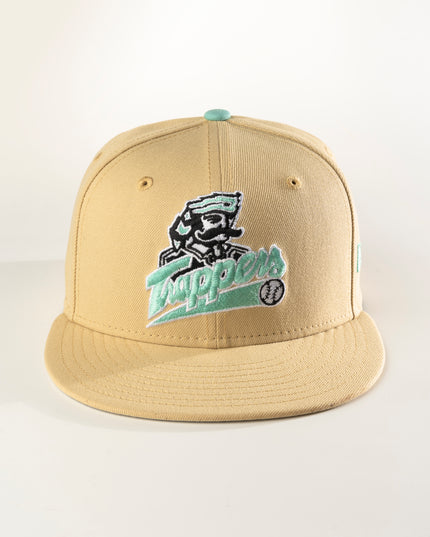 EDMONTON TRAPPERS VEGAS GOLD 59FIFTY FITTED HAT