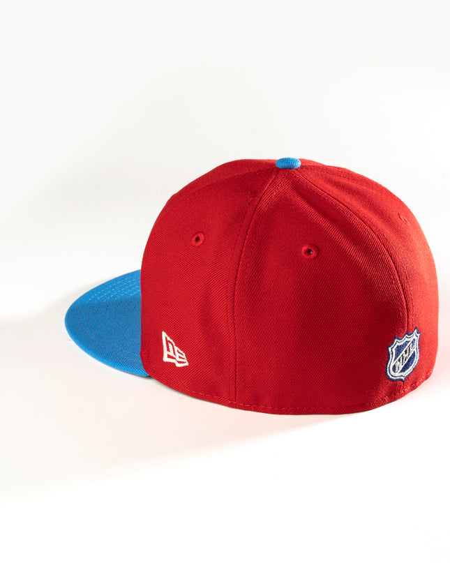 COLUMBUS BLUE JACKETS SCARLET STORM 59FIFTY FITTED HAT