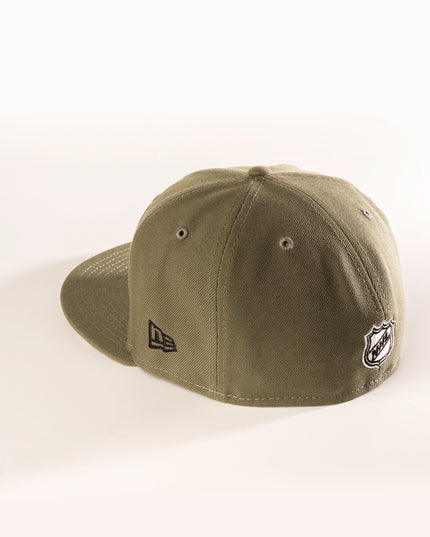 ANAHEIM DUCKS NEW OLIVE 59FIFTY FITTED HAT