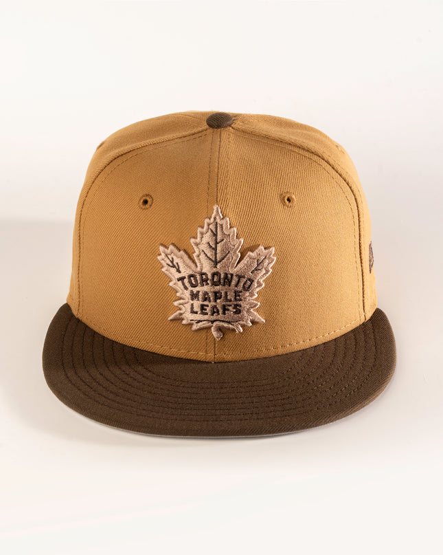 TORONTO MAPLE LEAFS SUNTAN 59FIFTY FITTED HAT