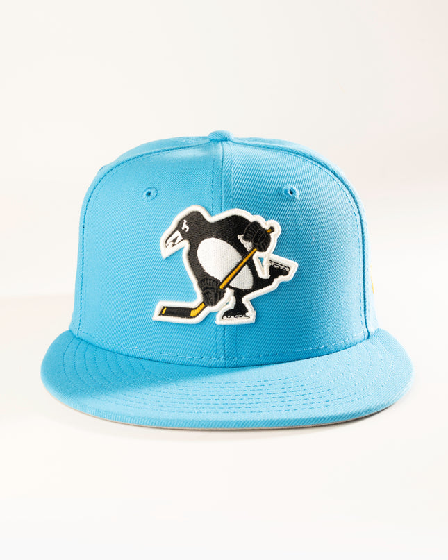 PITTSBURGH PENGUINS GLACIER GOLD 59FIFTY FITTED HAT