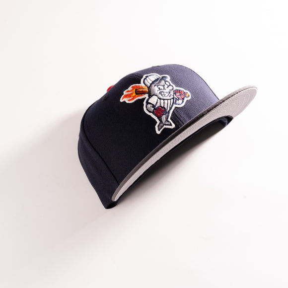 New Era Anthem Torpedo 59Fifty Fitted Hat Navy Grey