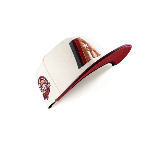 New Era Houston Astros Cherrywood 59Fifty Fitted Hat