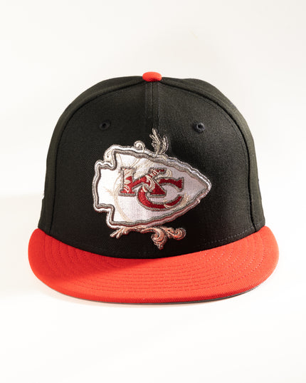 New Era Kansas City Chiefs 59Fifty Fitted Hat Black Red NFL