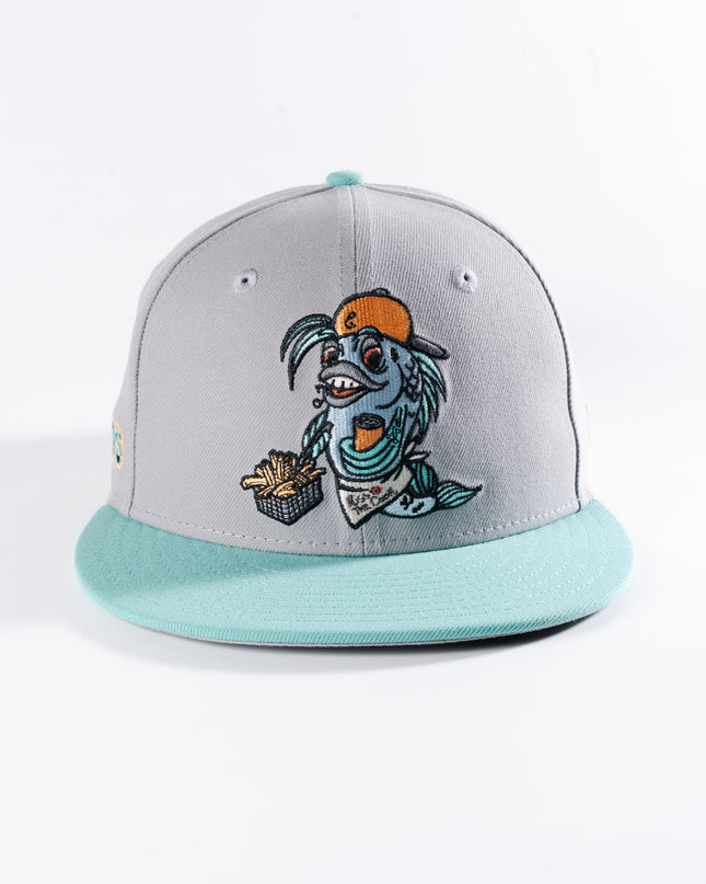 New Era Lake County Captains Fish Fry's Theme Night 59Fifty Fitted Hat