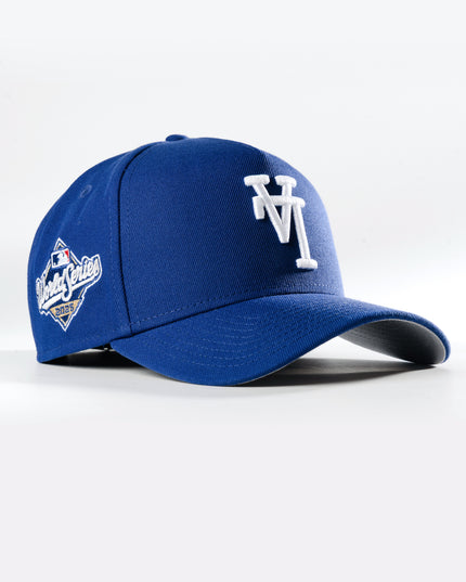 New Era Los Angeles Dodgers Upside Down 2025 World Series 9Forty A-Frame Snapback hat