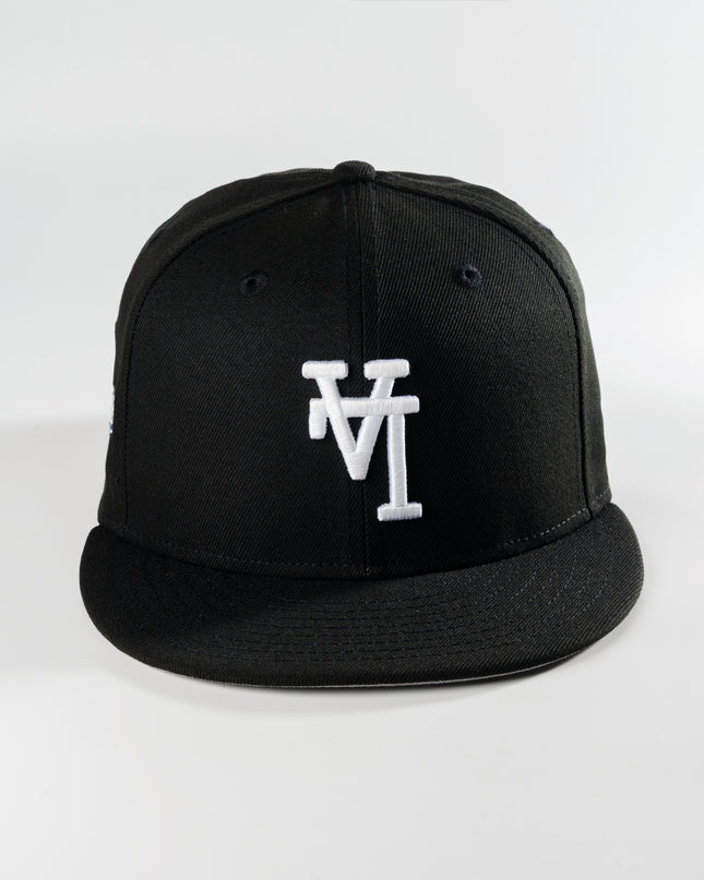 New Era Los Angeles Dodgers Upside Down 2025 World Series Black 59Fifty Fitted Hat