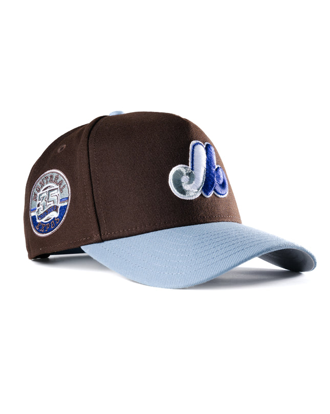New Era Montreal Expos Brown Sugar 9Forty A-Frame Snapback Hat