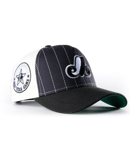 New Era Montreal Expos Patchwork Pinwheel 9Forty A-Frame Snapback Hat
