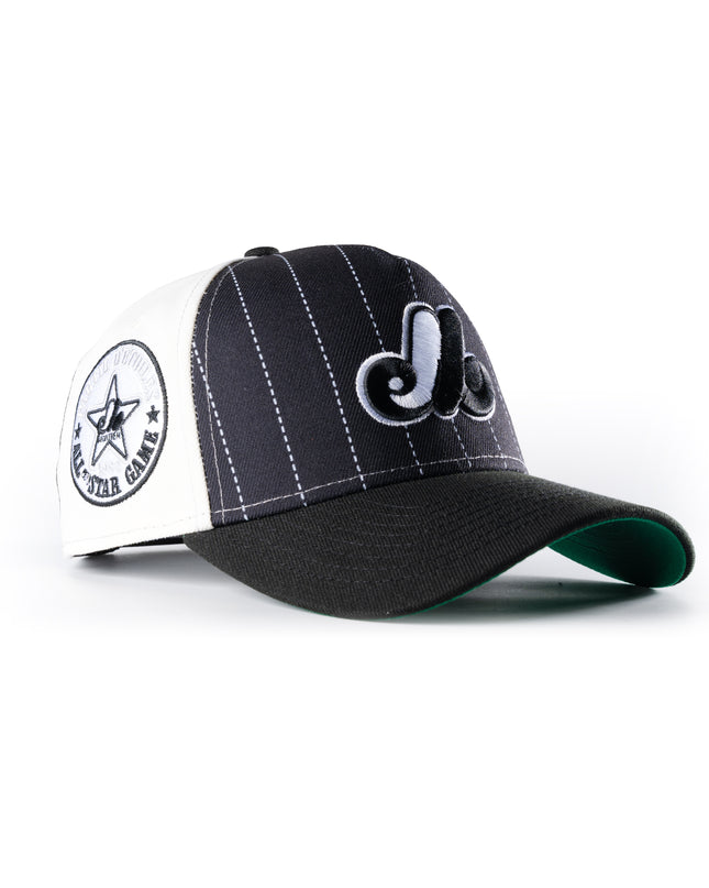 New Era Montreal Expos Patchwork Pinwheel 9Forty A-Frame Snapback Hat