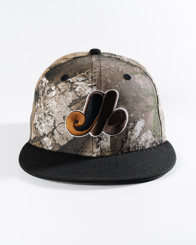 New Era Montreal Expos Real Tree APX 59Fifty Fitted Hat