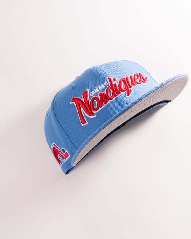 New Era Quebec Nordiques Script 59Fifty Fitted Hat