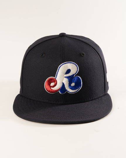 New Era Rockford Expos 59Fifty Fitted Hat Navy MILB