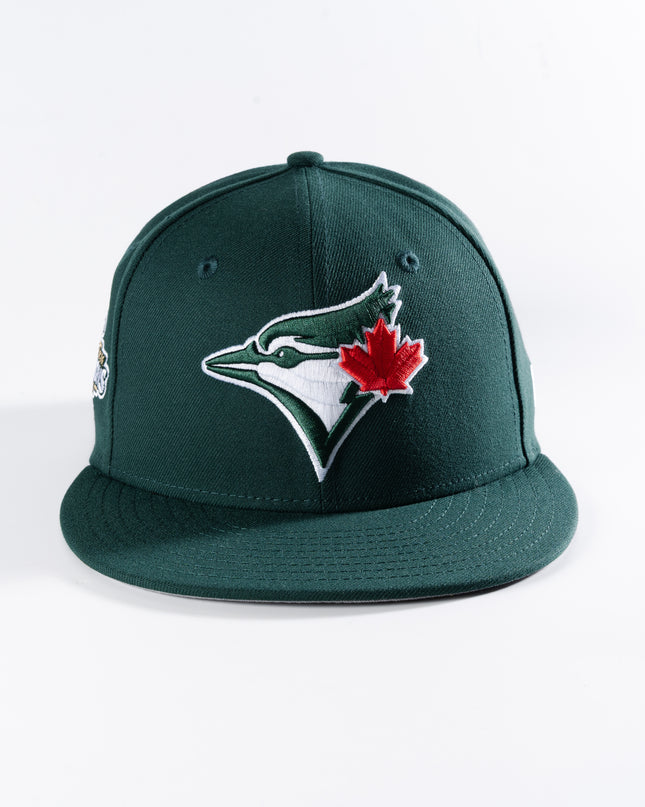 New Era Toronto Blue Jays 2025 American League Champions Dark Green 59Fifty Fitted Hat