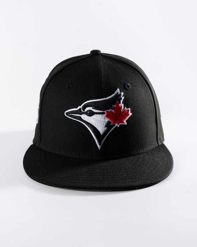 New Era Toronto Blue Jays 2025 American League Champions Jet Black 59Fifty Fitted Hat