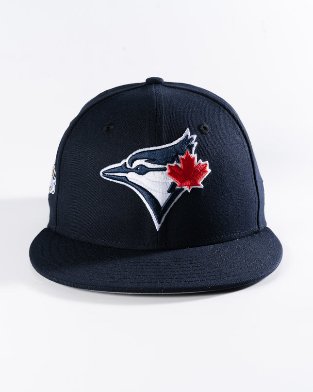 New Era Toronto Blue Jays 2025 American League Champions Navy 59Fifty Fitted Hat