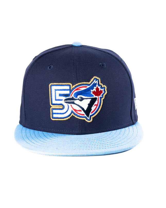 New Era Toronto Blue Jays 50th Anniversary Spotlight Navy 59Fifty Fitted Hat