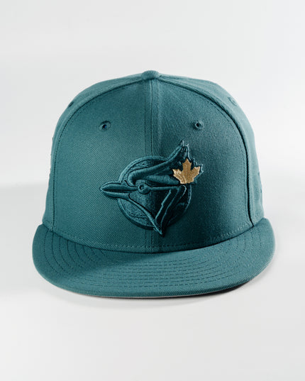 New Era Toronto Blue Jays 6ix Gold Pine Green 59Fifty Fitted Hat