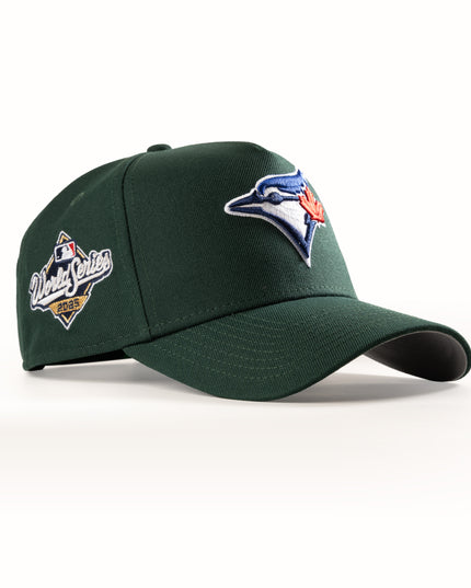 New Era Toronto Blue Jays DK Green 2025 World Series 9Forty A-Frame Snapback Hat