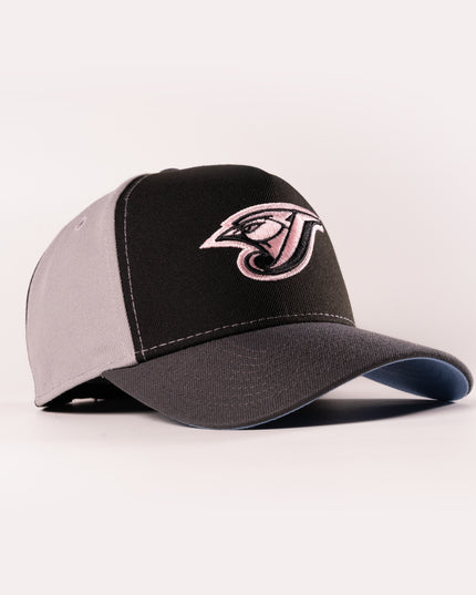 New Era Toronto Blue Jays Grey Fog Bleached Coral 9Forty A-Frame Snapback Hat
