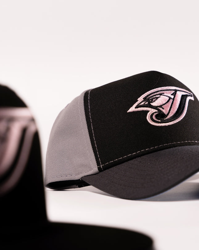 New Era Toronto Blue Jays Grey Fog Bleached Coral 9Forty A-Frame Snapback Hat