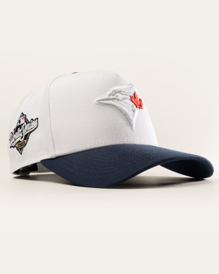 New Era Toronto Blue Jays Optic White 2025 World Series 9Forty A-Frame Snapback Hat