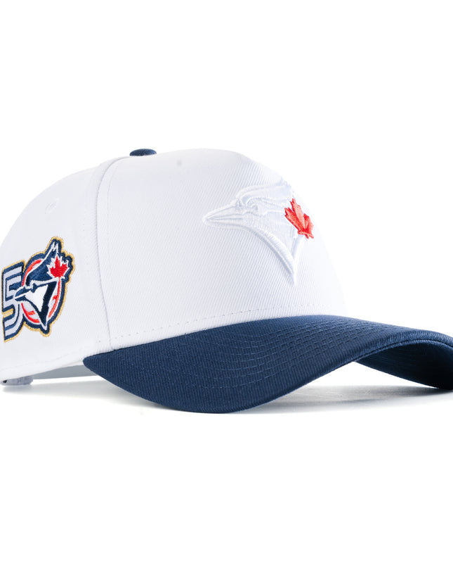 New Era Toronto Blue Jays Optic White 9Forty A-Frame Snapback Hat