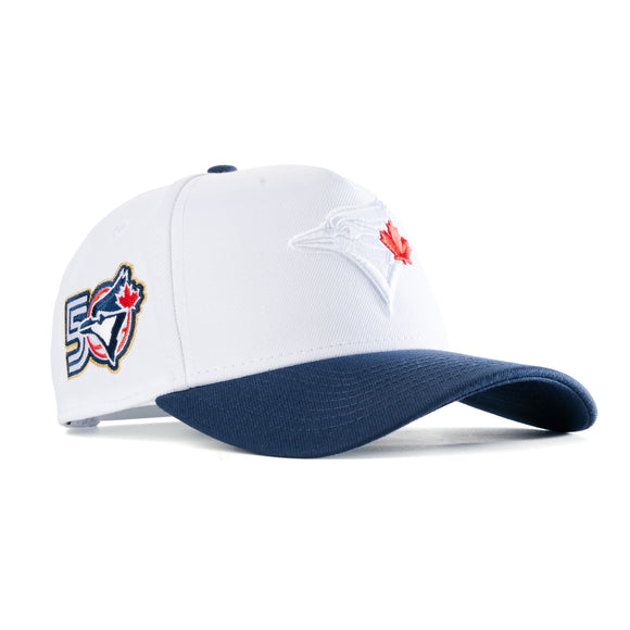 New Era Toronto Blue Jays Optic White 9Forty A-Frame Snapback Hat