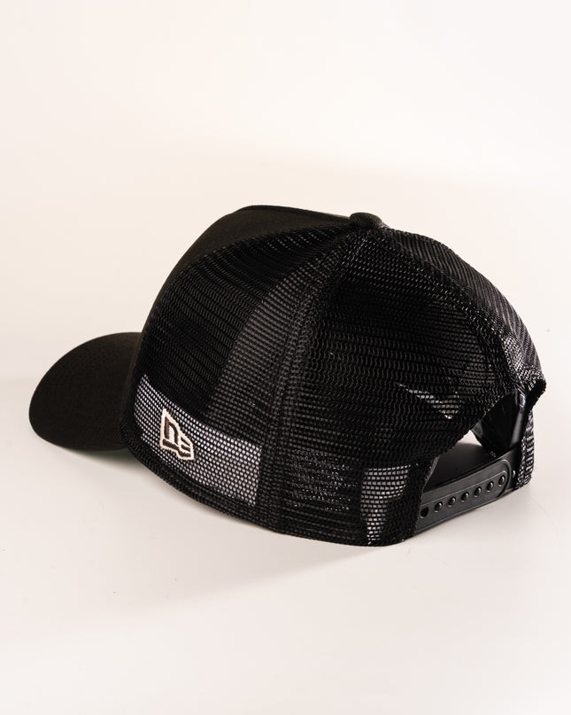 GWINNETT STRIPERS BLACK MESHBACK 9FORTY A-FRAME SNAPBACK HAT