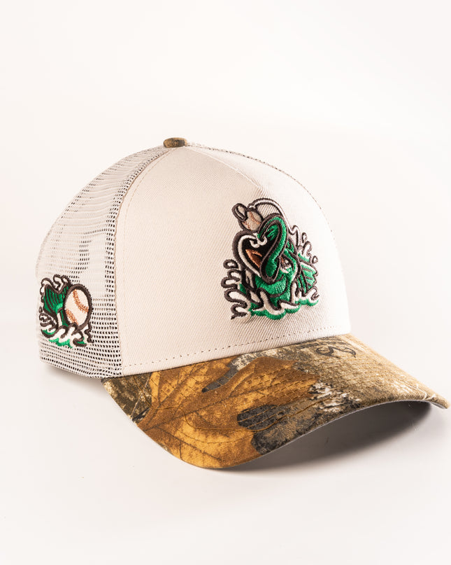 GWINNETT STRIPERS STONE MESHBACK 9FORTY A-FRAME SNAPBACK HAT